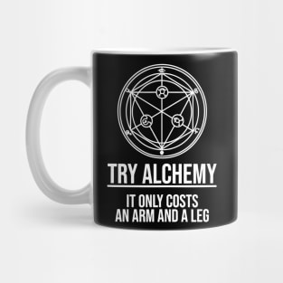 Funny Japanese Anime Gift Try Alchemy Mug